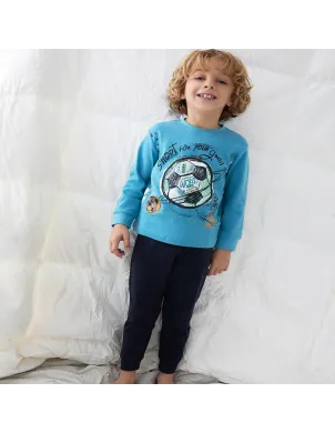 Pijama Infant M/L Niño Interlock Goal